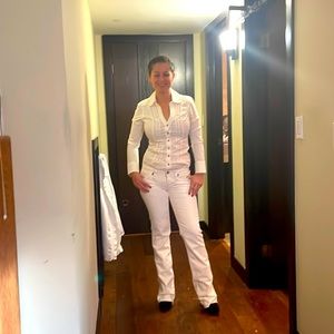 Miss me white jeans size 27 bootcut
